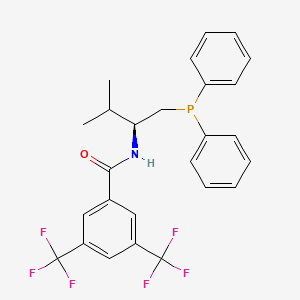 (S)-N-(1-(Diphenylphosphanyl)-3-methylbutan-2-yl)-3,5-bis(trifluoromethyl)benzamide