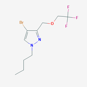 4-bromo-1-butyl-3-[(2,2,2-trifluoroethoxy)methyl]-1H-pyrazole