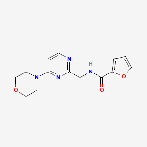 N-((4-morpholinopyrimidin-2-yl)methyl)furan-2-carboxamide
