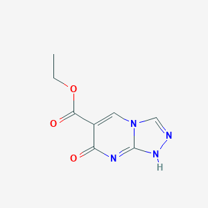 molecular formula C8H8N4O3 B254741 ethyl 7-oxo-1H-[1,2,4]triazolo[4,3-a]pyrimidine-6-carboxylate 