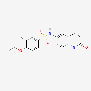 4-ethoxy-3,5-dimethyl-N-(1-methyl-2-oxo-1,2,3,4-tetrahydroquinolin-6-yl)benzenesulfonamide