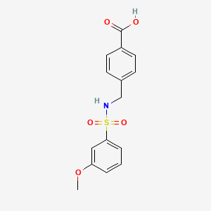 4-(((3-Methoxyphenyl)sulfonamido)methyl)benzoic acid
