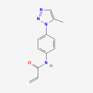 N-[4-(5-Methyltriazol-1-yl)phenyl]prop-2-enamide