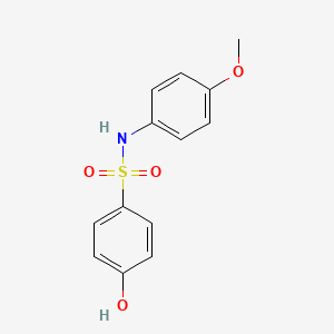 4-hydroxy-N-(4-methoxyphenyl)benzene-1-sulfonamide