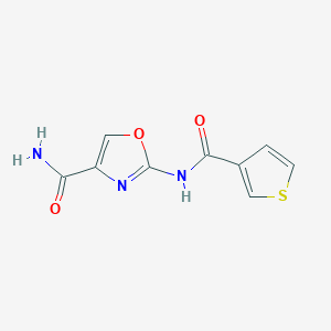 2-(Thiophene-3-carboxamido)oxazole-4-carboxamide