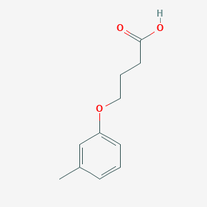 molecular formula C11H14O3 B2547495 4-(3-Methylphenoxy)butanoic acid CAS No. 22180-01-4