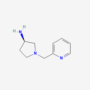 molecular formula C10H15N3 B2547521 (R)-1-(吡啶-2-基甲基)吡咯烷-3-胺 CAS No. 769113-72-6