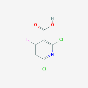molecular formula C6H2Cl2INO2 B2547527 2,6-二氯-4-碘吡啶-3-羧酸 CAS No. 343781-55-5