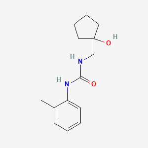 1-((1-Hydroxycyclopentyl)methyl)-3-(o-tolyl)urea