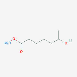 molecular formula C7H13NaO3 B2547579 6-羟基庚酸钠 CAS No. 85893-54-5