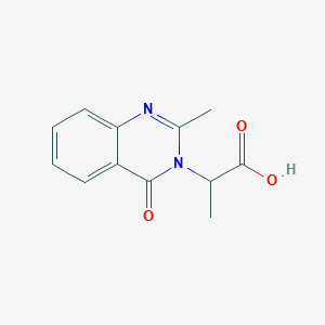 2-(2-methyl-4-oxoquinazolin-3(4H)-yl)propanoic acid