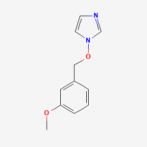 molecular formula C11H12N2O2 B2547614 1-[(3-methoxybenzyl)oxy]-1H-imidazole CAS No. 320424-34-8