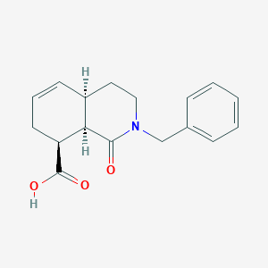 (4AR,8S,8aR)-2-benzyl-1-oxo-1,2,3,4,4a,7,8,8a-octahydroisoquinoline-8-carboxylic acid