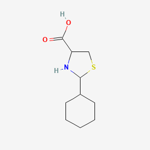 molecular formula C10H17NO2S B2547645 2-环己基噻唑烷-4-羧酸 CAS No. 56888-62-1
