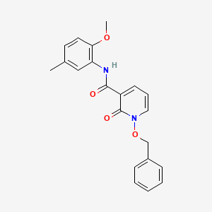 1-(benzyloxy)-N-(2-methoxy-5-methylphenyl)-2-oxo-1,2-dihydropyridine-3-carboxamide