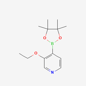 molecular formula C13H20BNO3 B2547701 3-乙氧基-4-(4,4,5,5-四甲基-1,3,2-二氧杂硼环丁烷-2-基)吡啶 CAS No. 2096339-09-0