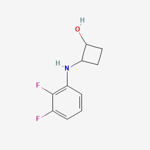 2-[(2,3-Difluorophenyl)amino]cyclobutan-1-ol