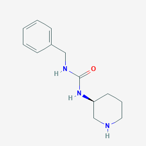 molecular formula C13H19N3O B2547721 3-Benzyl-1-[(3S)-piperidin-3-yl]urea CAS No. 1846732-33-9