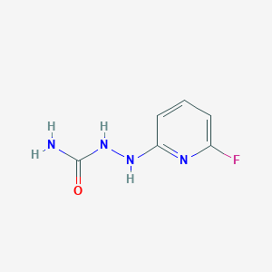 molecular formula C6H7FN4O B2547758 [(6-Fluoropyridin-2-yl)amino]urea CAS No. 75771-87-8