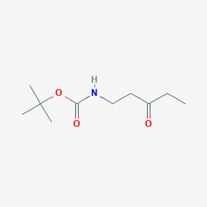 molecular formula C10H19NO3 B2547849 叔丁基N-(3-氧代戊基)氨基甲酸酯 CAS No. 1304776-60-0