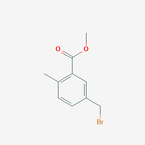 molecular formula C10H11BrO2 B2547890 5-(溴甲基)-2-甲基苯甲酸甲酯 CAS No. 501362-17-0