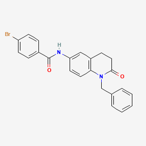 N-(1-benzyl-2-oxo-1,2,3,4-tetrahydroquinolin-6-yl)-4-bromobenzamide