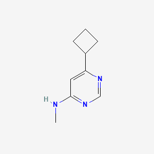 molecular formula C9H13N3 B2547961 6-环丁基-N-甲基嘧啶-4-胺 CAS No. 2320444-37-7