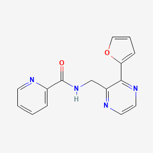 N-((3-(furan-2-yl)pyrazin-2-yl)methyl)picolinamide
