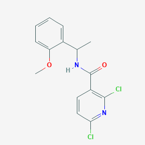 2,6-dichloro-N-[1-(2-methoxyphenyl)ethyl]pyridine-3-carboxamide