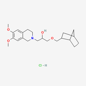 1-((1R,4S)-bicyclo[2.2.1]heptan-2-ylmethoxy)-3-(6,7-dimethoxy-3,4-dihydroisoquinolin-2(1H)-yl)propan-2-ol hydrochloride