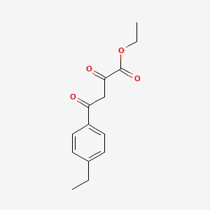 molecular formula C14H16O4 B2548050 Ethyl 4-(4-ethylphenyl)-2,4-dioxobutanoate CAS No. 741286-35-1