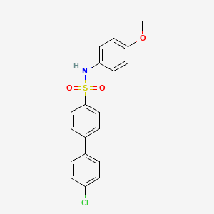 molecular formula C19H16ClNO3S B2548053 4'-chloro-N-(4-methoxyphenyl)-[1,1'-biphenyl]-4-sulfonamide CAS No. 670271-49-5