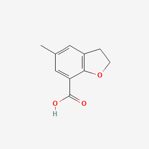 molecular formula C10H10O3 B2548060 5-甲基-2,3-二氢苯并呋喃-7-羧酸 CAS No. 35700-51-7