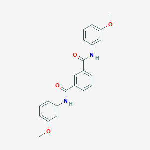 molecular formula C22H20N2O4 B254809 N,N-bis(3-methoxyphenyl)isophthalamide CAS No. 6957-81-9