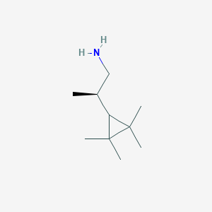 (2R)-2-(2,2,3,3-Tetramethylcyclopropyl)propan-1-amine