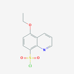 molecular formula C11H10ClNO3S B2548187 5-乙氧基喹啉-8-磺酰氯 CAS No. 1601877-87-5