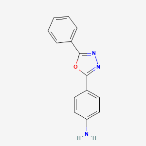 4-(5-Phenyl-1,3,4-oxadiazol-2-yl)aniline