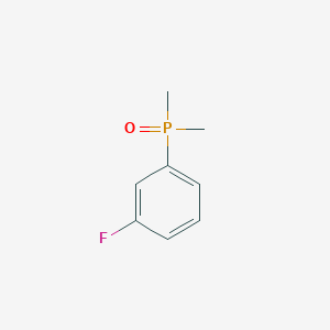 molecular formula C8H10FOP B2548205 1-Dimethylphosphoryl-3-fluorobenzene CAS No. 23588-14-9