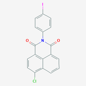 molecular formula C18H9ClINO2 B254828 6-chloro-2-(4-iodophenyl)-1H-benzo[de]isoquinoline-1,3(2H)-dione 