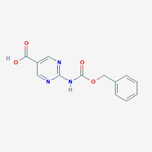 2-(Phenylmethoxycarbonylamino)pyrimidine-5-carboxylic acid