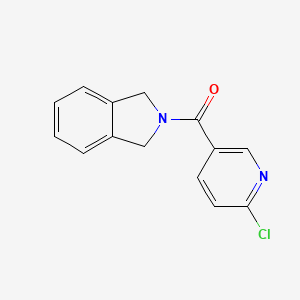 2-(6-chloropyridine-3-carbonyl)-2,3-dihydro-1H-isoindole
