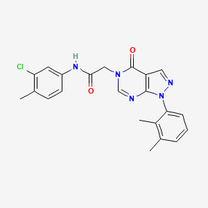 N-(3-chloro-4-methylphenyl)-2-(1-(2,3-dimethylphenyl)-4-oxo-1H-pyrazolo[3,4-d]pyrimidin-5(4H)-yl)acetamide