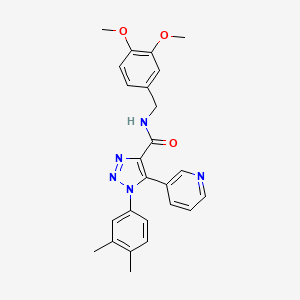 2-(1-ethyl-2,4-dioxo-7-phenyl-1,4-dihydropyrimido[4,5-d]pyrimidin-3(2H)-yl)-N-(pyridin-2-ylmethyl)acetamide