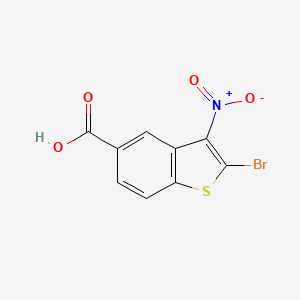 2-Bromo-3-nitro-1-benzothiophene-5-carboxylic acid