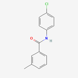 molecular formula C14H12ClNO B2548457 N-(4-chlorophenyl)-3-methylbenzamide CAS No. 81636-14-8