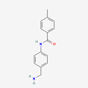 N-[4-(Aminomethyl)phenyl]-4-methylbenzamide