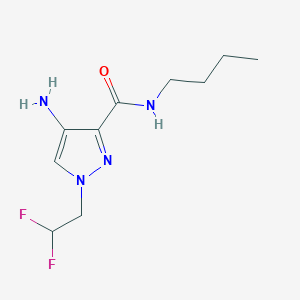 4-Amino-N-butyl-1-(2,2-difluoroethyl)-1H-pyrazole-3-carboxamide
