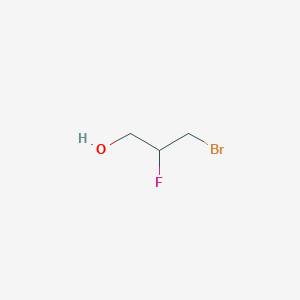molecular formula C3H6BrFO B2548505 3-Bromo-2-fluoropropan-1-OL CAS No. 4161-56-2