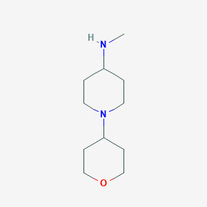 N-methyl-1-(oxan-4-yl)piperidin-4-amine