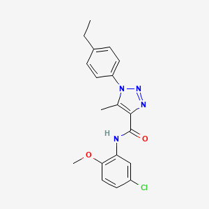 N-(5-chloro-2-methoxyphenyl)-1-(4-ethylphenyl)-5-methyl-1H-1,2,3-triazole-4-carboxamide
